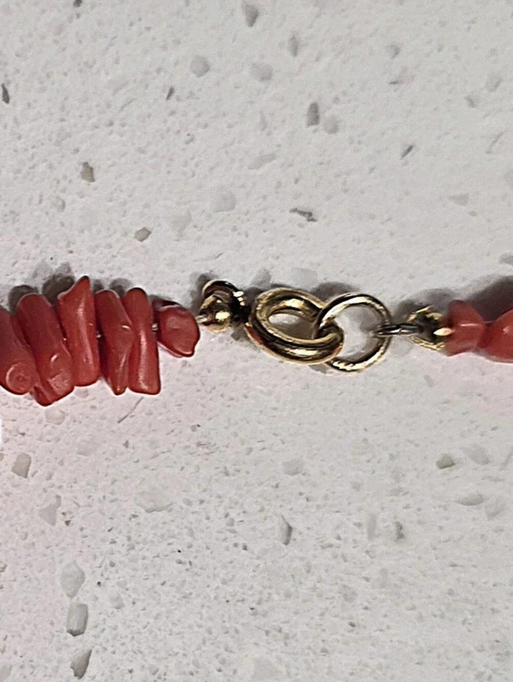 Vintage Genuine Red Ox Blood Branch Coral Necklace 20